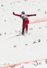 Piotr Zyla of Poland landing during team competition on day 2 in FIS Ski jumping World cup finals in Planica, Slovenia. Team competition of FIS ski jumping World cup finals was held on HS215 ski flying hill in Planica, Slovenia, on Saturday, 23rd of March 2013.
