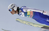 Daiki Ito of Japan soars through the air during team competition on day 2 in FIS Ski jumping World cup finals in Planica, Slovenia. Team competition of FIS ski jumping World cup finals was held on HS215 ski flying hill in Planica, Slovenia, on Saturday, 23rd of March 2013.
