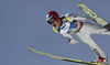 Jan Matura of Czech soars through the air during team competition on day 2 in FIS Ski jumping World cup finals in Planica, Slovenia. Team competition of FIS ski jumping World cup finals was held on HS215 ski flying hill in Planica, Slovenia, on Saturday, 23rd of March 2013.
