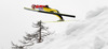 Severin Freund of Germany soars through the air during individual competition on day 3 in FIS Ski jumping World cup finals in Planica, Slovenia. Last individual competition of FIS ski jumping World cup finals was held on HS215 ski flying hill in Planica, Slovenia, on Sunday, 24th of March 2013.
