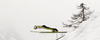 Jurij Tepes of Slovenia soars through the air during individual competition on day 3 in FIS Ski jumping World cup finals in Planica, Slovenia. Last individual competition of FIS ski jumping World cup finals was held on HS215 ski flying hill in Planica, Slovenia, on Sunday, 24th of March 2013.
