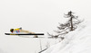 Peter Prevc of Slovenia soars through the air during individual competition on day 3 in FIS Ski jumping World cup finals in Planica, Slovenia. Last individual competition of FIS ski jumping World cup finals was held on HS215 ski flying hill in Planica, Slovenia, on Sunday, 24th of March 2013.
