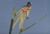 Tom Hilde of Norway during Mens Team FIS Ski Jumping world cup at the Vogtland Arena in Klingenthal, Germany on 2013/11/23.
