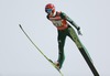 Karl Geiger of Germany during Mens Team FIS Ski Jumping world cup at the Vogtland Arena in Klingenthal, Germany on 2013/11/23.
