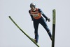 Thomas Morgenstern of Austria during Mens Team FIS Ski Jumping world cup at the Vogtland Arena in Klingenthal, Germany on 2013/11/23.
