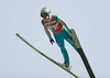 Simon Ammann of Switzerland during Mens Team FIS Ski Jumping world cup at the Vogtland Arena in Klingenthal, Germany on 2013/11/23.
