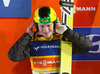 Marinus Kraus (GER) in the yellow BIB during the mens FIS Skijumping World Cup of the Nordic Opening at the Rukatunturi Hill in Ruka, Finland on 2013/11/29.
