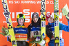 Second Marinus Kraus (GER), Winner Gregor  <br> Schlierenzauer (AUT), third Thomas Morgenstern (AUT) during the mens FIS Skijumping World Cup of the Nordic Opening at the Rukatunturi Hill in Ruka, Finland on 2013/11/29.

