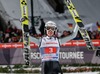 Simon Amman of Switzerland Winner of 62th Four Hills Tournament of FIS Ski Jumping World Cup at the Schattenbergschanze, Oberstdorf, Germany on 2013/12/29.
