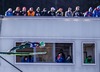 Jernej Damjan (SLO) during qualification Jump of 62nd Four Hills Tournament of FIS Ski Jumping World Cup at the Olympiaschanze, Garmisch Partenkirchen, Germany on 2013/12/31.
