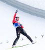 Simon Ammann (SUI) during Competition of 62nd Four Hills Tournament of FIS Ski Jumping World Cup at the Olympiaschanze, Garmisch Partenkirchen, Germany on 2014/01/01.
