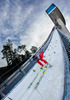 Simon Greiderer (AUT) during practice Jump of 62nd Four Hills Tournament of FIS Ski Jumping World Cup at the Bergisel Schanze, Innsbruck, Austria on 2014/01/03.

