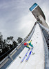 Andreas Wank (GER) during practice Jump of 62nd Four Hills Tournament of FIS Ski Jumping World Cup at the Bergisel Schanze, Innsbruck, Austria on 2014/01/03.
