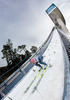 Severin Freund (GER) during practice Jump of 62nd Four Hills Tournament of FIS Ski Jumping World Cup at the Bergisel Schanze, Innsbruck, Austria on 2014/01/03.
