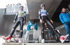 Thomas Diethart (AUT) with Thomas Morgenstern (AUT) during Trial Jump of 62nd Four Hills Tournament of FIS Ski Jumping World Cup at the Bergisel Schanze, Innsbruck, Austria on 2014/01/04.
