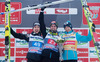 Podium: fl. second placed Simon Ammann (SUI), Winner Anssi Koivuranta (FIN) and third placed Kamil Stoch (POL)  after Competition of 62nd Four Hills Tournament of FIS Ski Jumping World Cup at the Bergisel Schanze, Innsbruck, Austria on 2014/01/04.
