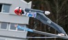 Roberto Dellasega of Italy during Trial Jump of 62nd Four Hills Tournament of FIS Ski Jumping World Cup at the Bergisel Schanze, Innsbruck, Austria on 2014/01/04.
