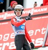 Simon Ammann of Switzerland during Competition of 62nd Four Hills Tournament of FIS Ski Jumping World Cup at the Bergisel Schanze, Innsbruck, Austria on 2014/01/04.
