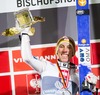 4 Hill tournament winner Thomas Diethart of Austria  celebrate on Podium after Competition of 62nd Four Hills Tournament of FIS Ski Jumping World Cup at the Paul Ausserleitner Schanze in Bischofshofen Austria on 2014/01/06.
