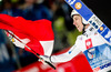 Thomas Diethart (AUT) celebrates after Competition of 62nd Four Hills Tournament of FIS Ski Jumping World Cup at the Paul Ausserleitner Schanze, Bischofshofen, Austria on 2014/01/06.
