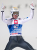 Thomas Diethart (AUT) celebrates after Competition of 62nd Four Hills Tournament of FIS Ski Jumping World Cup at the Paul Ausserleitner Schanze, Bischofshofen, Austria on 2014/01/06.
