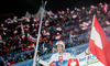 Thomas Diethart (AUT) celebrates after Competition of 62nd Four Hills Tournament of FIS Ski Jumping World Cup at the Paul Ausserleitner Schanze, Bischofshofen, Austria on 2014/01/06.
