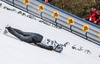 Crash of Thomas Morgenstern (AUT) during the Trial jump of FIS Ski Flying World Cup at the Kulm, Bad Mitterndorf,  <br> Austria on 2014/01/10.
