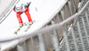 Simon Ammann (SUI) during the Trial jump of FIS Ski Flying World Cup at the Kulm, Bad Mitterndorf,  <br> Austria on 2014/01/10,
