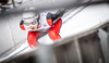 Simon Ammann (SUI) during the Trial jump of FIS Ski Flying World Cup at the Kulm, Bad Mitterndorf,  <br> Austria on 2014/01/10,
