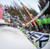 Simon Ammann (SUI) during the Trial jump of FIS Ski Flying World Cup at the Kulm, Bad Mitterndorf,  <br> Austria on 2014/01/10,
