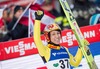Winner Noriaki Kasai (JPN) during the FIS Ski Flying World Cup at the Kulm, Bad Mitterndorf, Austria on  <br> 2014/01/11.
