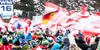Feature Spectors World Champiosnship 2016 during the Trial jump of FIS Ski Flying World Cup at the Kulm, Bad Mitterndorf,  <br> Austria on 2014/01/11.
