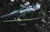 Jernej Damjan (SLO) during the first round of FIS Ski Flying World Cup at the Kulm, Bad Mitterndorf, .Austria on 2014/01/12.
