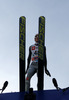 Winner Severin Freund of Germany takes off during Viessmann FIS ski jumping World cup in Planica, Slovenia. Race of Viessmann FIS ski jumping World cup 2013-2014 was held on Friday, 21st of March 2014 on HS139 ski jumping hill in Planica, Slovenia.
