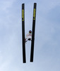 Third placed Peter Prevc of Slovenia takes off during Viessmann FIS ski jumping World cup in Planica, Slovenia. Race of Viessmann FIS ski jumping World cup 2013-2014 was held on Friday, 21st of March 2014 on HS139 ski jumping hill in Planica, Slovenia.
