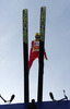 Fourth placed Kamil Stoch of Poland takes off during Viessmann FIS ski jumping World cup in Planica, Slovenia. Race of Viessmann FIS ski jumping World cup 2013-2014 was held on Friday, 21st of March 2014 on HS139 ski jumping hill in Planica, Slovenia.
