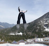 Third placed Peter Prevc of Slovenia takes off during Viessmann FIS ski jumping World cup in Planica, Slovenia. Race of Viessmann FIS ski jumping World cup 2013-2014 was held on Friday, 21st of March 2014 on HS139 ski jumping hill in Planica, Slovenia.
