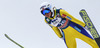 Maren Lundby of Norway soars through the air during women race of Viessmann FIS ski jumping World cup in Planica, Slovenia. Women race of Viessmann FIS ski jumping World cup 2013-2014 was held on Saturday, 22nd of March 2014 on HS139 ski jumping hill in Planica, Slovenia.
