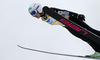 Sara Takanashi of Japan soars through the air during women race of Viessmann FIS ski jumping World cup in Planica, Slovenia. Women race of Viessmann FIS ski jumping World cup 2013-2014 was held on Saturday, 22nd of March 2014 on HS139 ski jumping hill in Planica, Slovenia.
