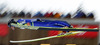 Jan Matura of Czech soars through the air during team race of Viessmann FIS ski jumping World cup in Planica, Slovenia. Team race of Viessmann FIS ski jumping World cup 2013-2014 was held on Saturday, 22nd of March 2014 on HS139 ski jumping hill in Planica, Slovenia.
