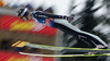 Gregor Deschwanden of Switzerland soars through the air during team race of Viessmann FIS ski jumping World cup in Planica, Slovenia. Team race of Viessmann FIS ski jumping World cup 2013-2014 was held on Saturday, 22nd of March 2014 on HS139 ski jumping hill in Planica, Slovenia.
