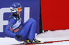 Julia Kykkaenen of Finland reacts in outrun of HS139 hill during women race of Viessmann FIS ski jumping World cup in Planica, Slovenia. Women race of Viessmann FIS ski jumping World cup 2013-2014 was held on Saturday, 22nd of March 2014 on HS139 ski jumping hill in Planica, Slovenia.
