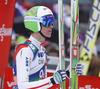 Peter Prevc of Slovenia reacts in outrun of the HS139 hill during team race of Viessmann FIS ski jumping World cup in Planica, Slovenia. Team race of Viessmann FIS ski jumping World cup 2013-2014 was held on Saturday, 22nd of March 2014 on HS139 ski jumping hill in Planica, Slovenia.
