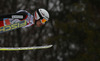 Simon Ammann of Switzerland soars through the air during last race of Viessmann FIS ski jumping World cup season 2013-2014 in Planica, Slovenia. Last race of Viessmann FIS ski jumping World cup season 2013-2014 was held on Sunday, 23rd of March 2014 on HS139 ski jumping hill in Planica, Slovenia.
