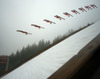 Simon Ammann of Switzerland soars through the air during last race of Viessmann FIS ski jumping World cup season 2013-2014 in Planica, Slovenia. Last race of Viessmann FIS ski jumping World cup season 2013-2014 was held on Sunday, 23rd of March 2014 on HS139 ski jumping hill in Planica, Slovenia.
