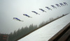 Gregor Schlierenzauer of Austria soars through the air during last race of Viessmann FIS ski jumping World cup season 2013-2014 in Planica, Slovenia. Last race of Viessmann FIS ski jumping World cup season 2013-2014 was held on Sunday, 23rd of March 2014 on HS139 ski jumping hill in Planica, Slovenia.
