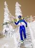 Janne Ahonen (FIN) during Mens Trial Round of FIS Ski Jumping World Cup at the Nordic Arena in Ruka, Finland on 2014/11/28.
