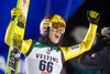 Jubel Noriaki Kasai (JPN) during Mens Competition of FIS Ski Jumping World Cup at the Nordic Arena in Ruka, Finland on 2014/11/29.

