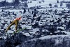 Severin Freund of Germany during practice Jump of 63 rd Four Hills Tournament of FIS Ski Jumping World Cup at the Schattenbergschanze, Oberstdorf, Germany on 2014/12/27.
