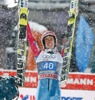 Stefan Kraft of Austria during Competition of 63 rd Four Hills Tournament of FIS Ski Jumping World Cup at Schattenbergschanze, Oberstdorf, GER on 2014/12/29.

